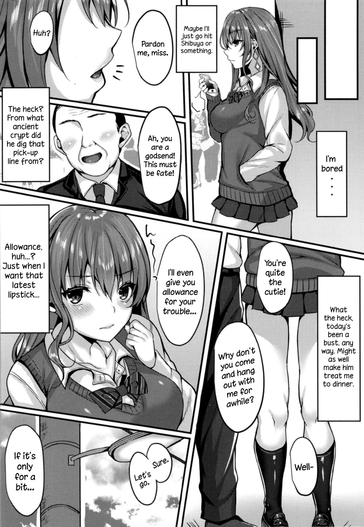 Hentai Manga Comic-Sparkling Influencer Co-Ed Falls Into Enkou Trap-Read-3